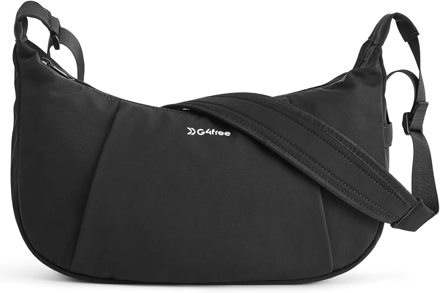 G4Free Crossbody Bag for Women, Casual Hobo Bag Lightweight Shoulder Handbag Fashionable Nylon Crescent Purse