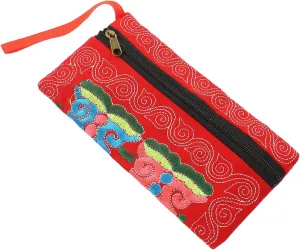 GALPADA Ladies Handbags Mini Embroidered Bag Vintage Evening Clutch Fashionable Clutch Purse for Wedding Party