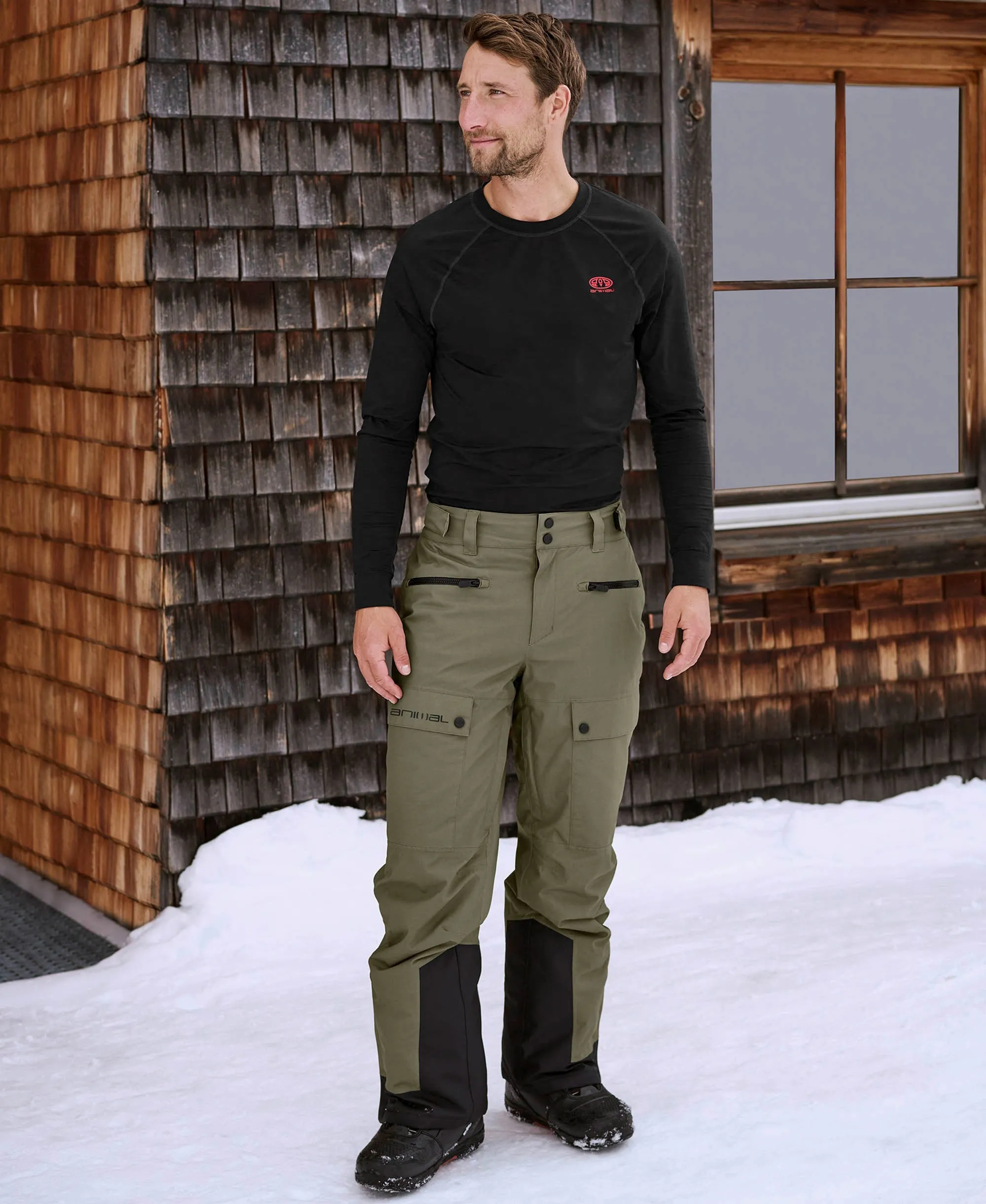 Glaze Mens Snow Pants - Khaki