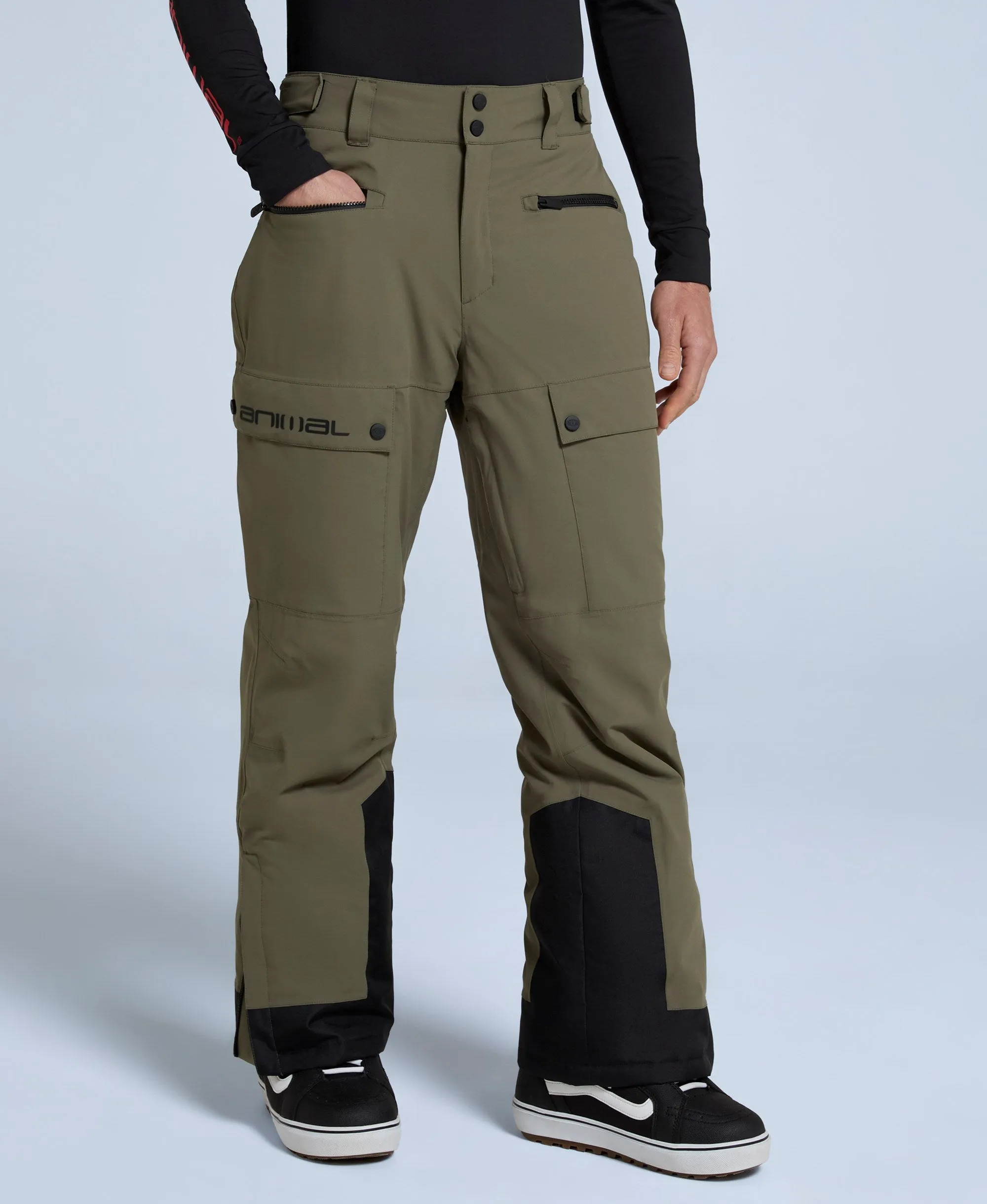 Glaze Mens Snow Pants - Khaki