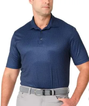 Greg Norman Men's Performance Golf Polo (Navy Blue, L), Large