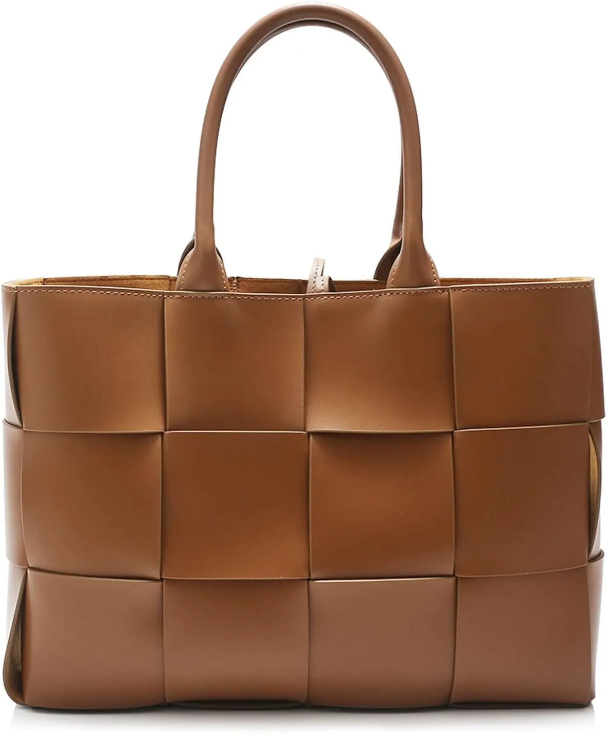 Handbags for women Simple and fashionable commuter women's bag braided cowhide solid color large-capacity handbag