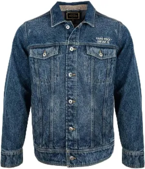 Hard Rock Guitar Company Cross Skull Roses, Denim Jacket