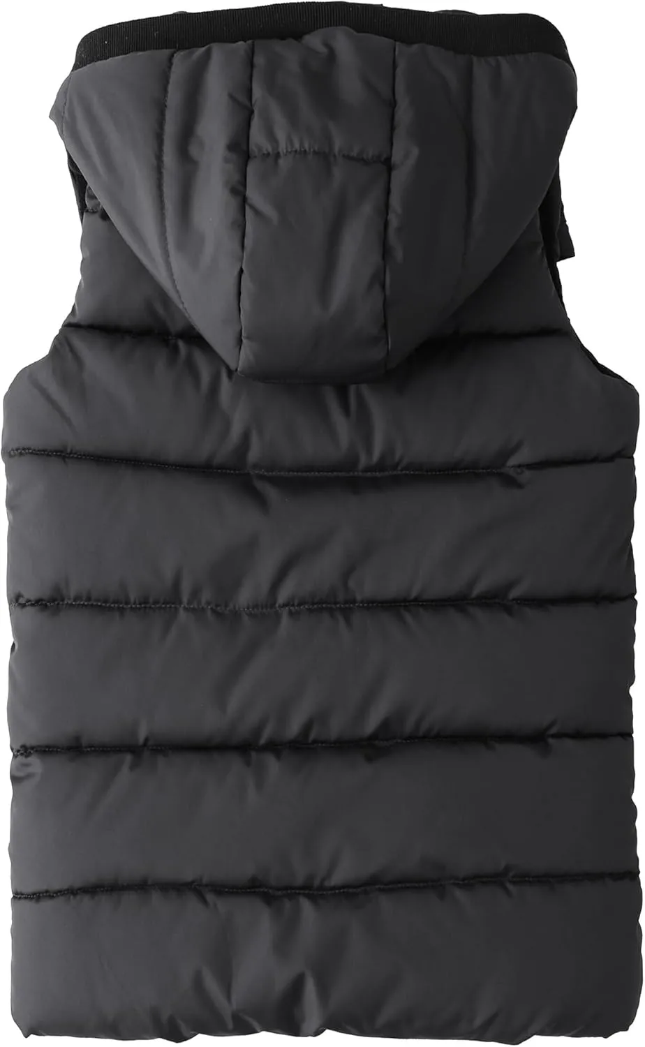 Hiheart Boys Girls Zip-up Fleece Lined Cotton Padded Vest with Hood