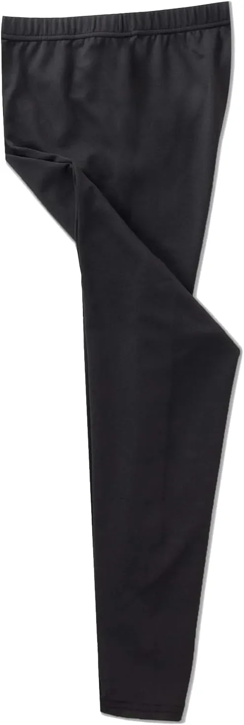 Hot Chillys Youth Micro-Elite Chamois Tights UPF 30 Midweight Body Fit Base Layer Pants | Thermal Underwear Bottoms for Kids