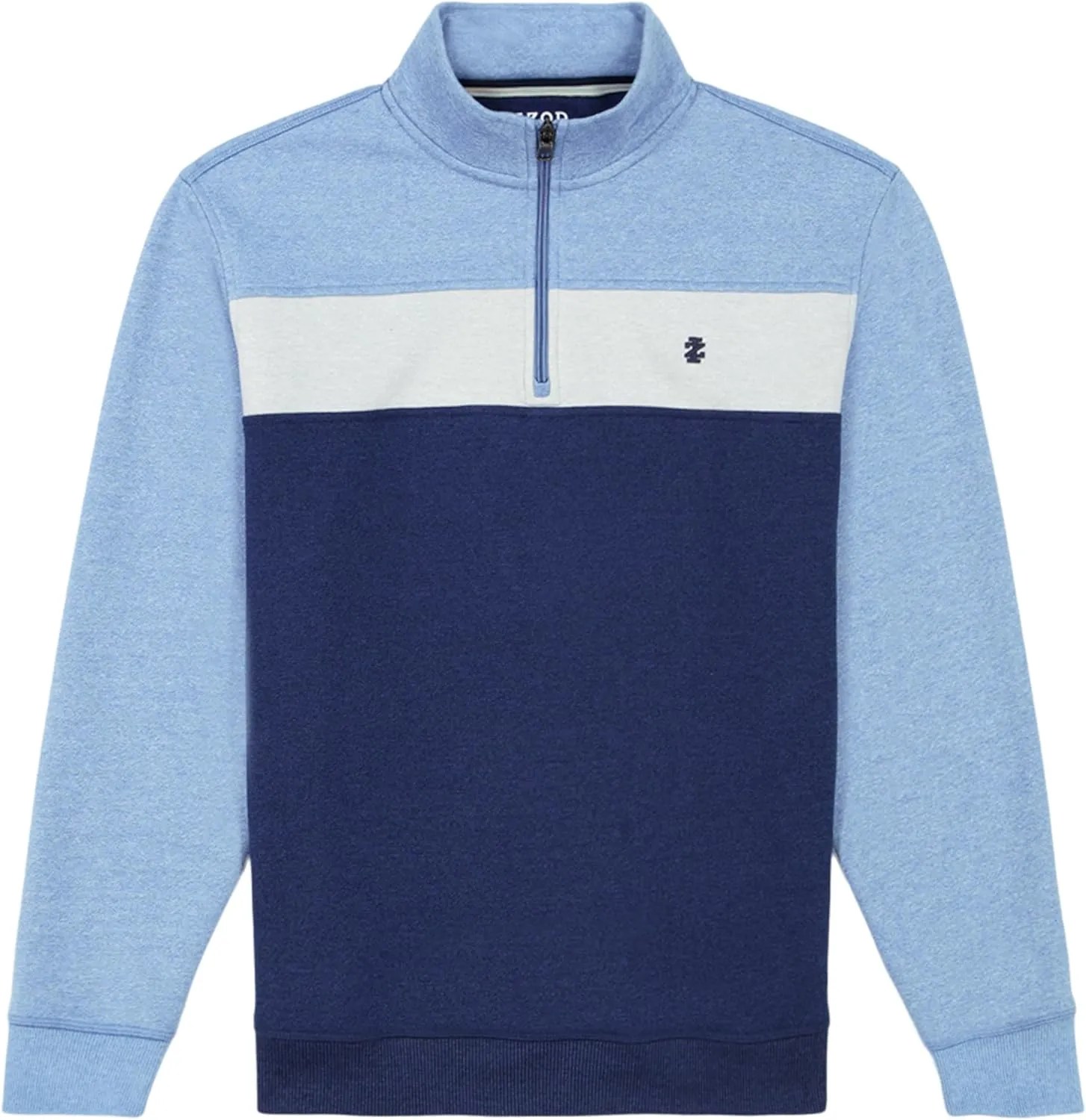 IZOD Men's Advantage Performance Quarter Zip Fleece Pullover Sweatshirt