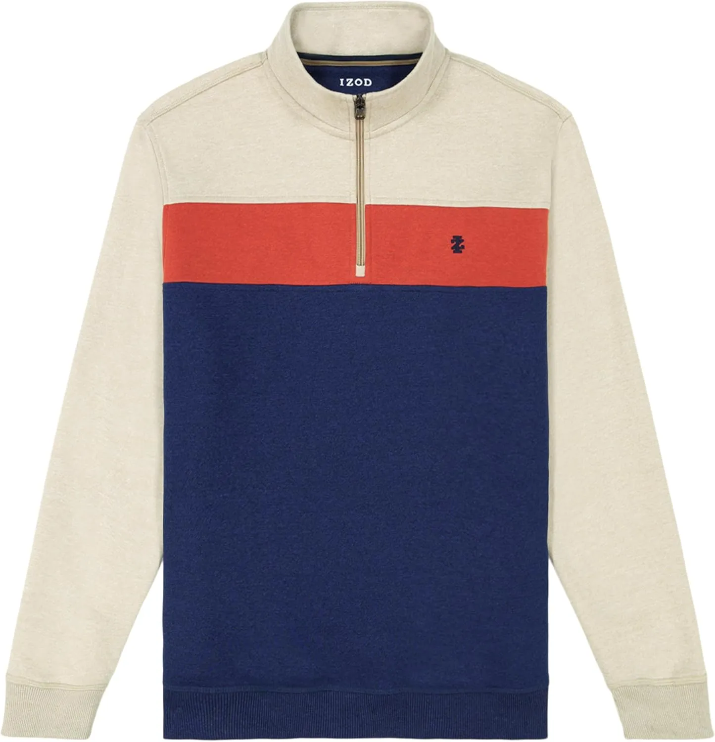 IZOD Men's Advantage Performance Quarter Zip Fleece Pullover Sweatshirt