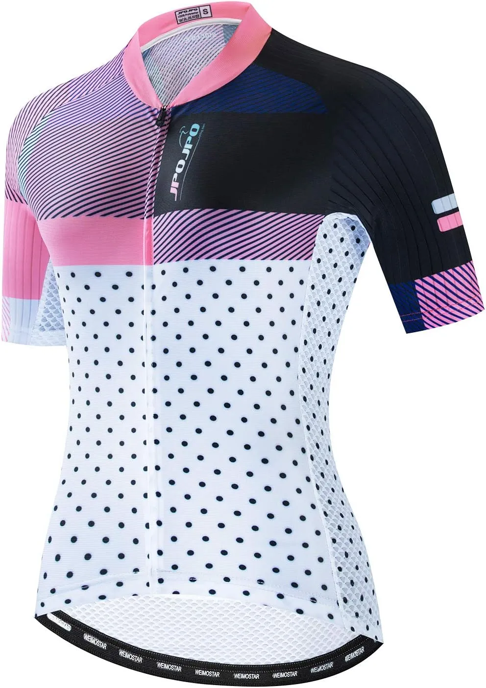 JPOJPO Bike Jersey Women, Racing Women's Cycling Shirt Tops S-3XL,4 Pockets