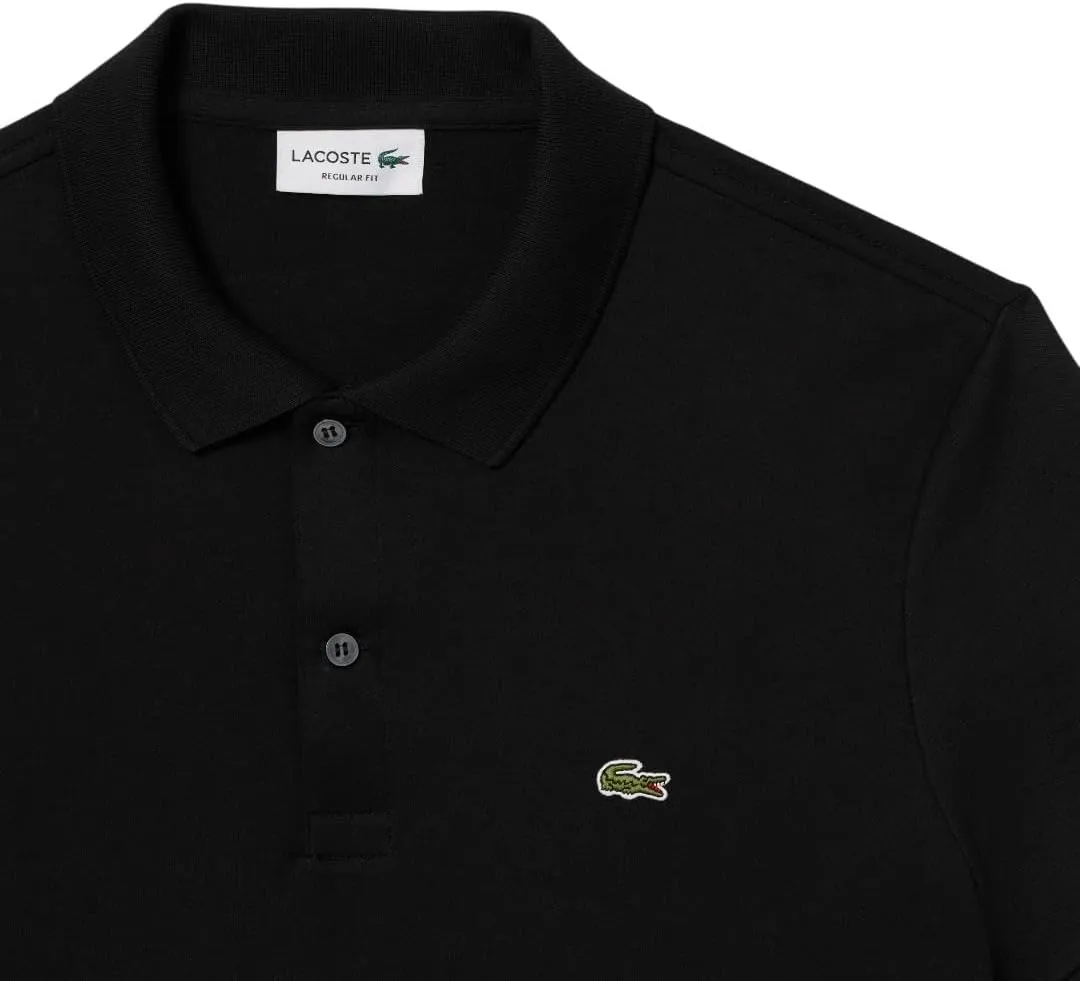 Lacoste Men's Short Sleeve Pima Jersey Interlock Regular Fit Polo Shirt