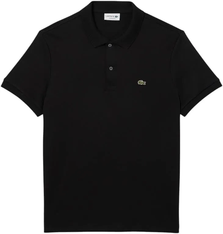 Lacoste Men's Short Sleeve Pima Jersey Interlock Regular Fit Polo Shirt
