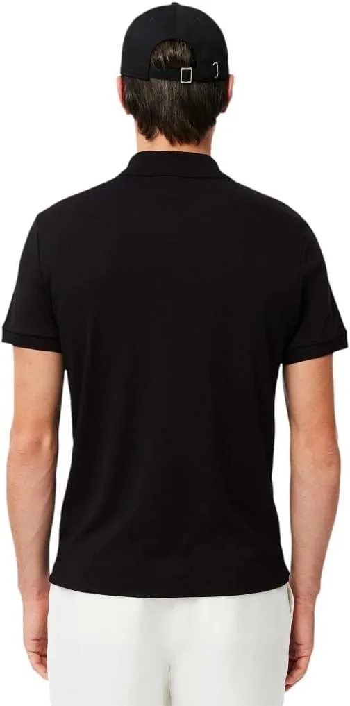 Lacoste Men's Short Sleeve Pima Jersey Interlock Regular Fit Polo Shirt