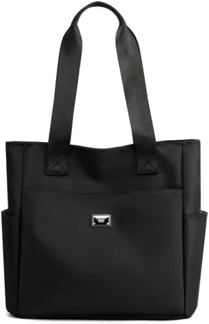 Large Capacity Multi-Pocket Waterproof Shoulder Bag with Zipper Nylon Handbag Women's Handbag for Work Travel
