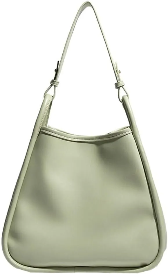 Large Tote Shoulder Hobo Bag for Women Leather Fashionable Casual Bucket Top Handle Handbag Purse