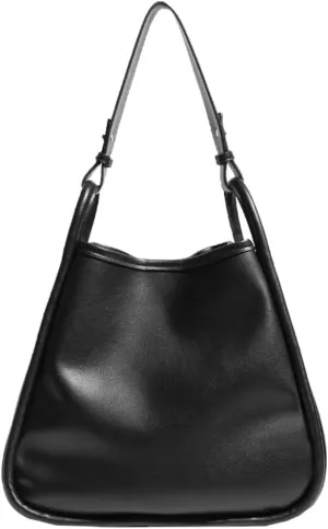 Large Tote Shoulder Hobo Bag for Women Leather Fashionable Casual Bucket Top Handle Handbag Purse