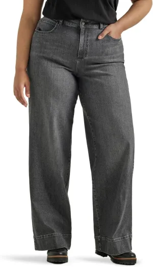 Lee Women's Plus Size Legendary High Rise Trouser Jean