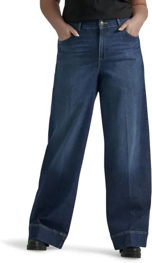 Lee Women's Plus Size Legendary High Rise Trouser Jean