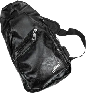 LIFKOME Fashionable Chest Pack Men's Crossbody Sling Bag Phone Holder Key Pouch Anti-theft Ideal for Travel