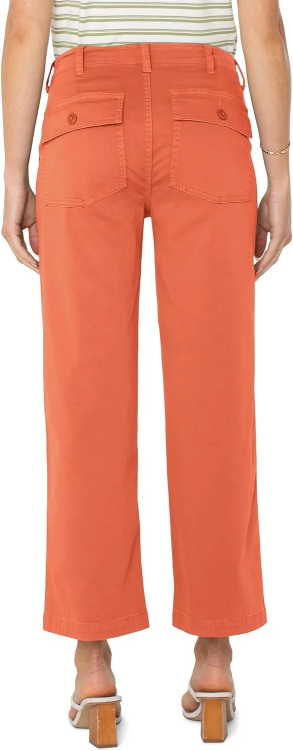 Liverpool Women's Cargo Wide Leg Crop