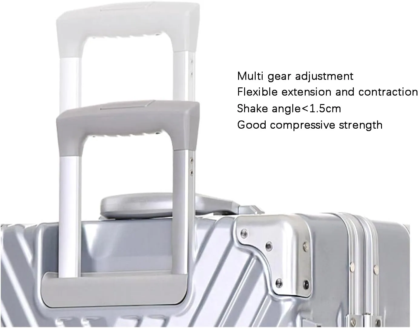 Luggage Cabin Hardside Suitcase Large Suitcase Checked with Spinner Wheels TSA Fashionable Retro Suitcase,5,24in