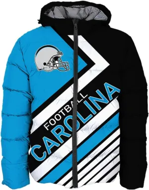 Men Football Jacket Personalized Puffer Coat Down Jacket Any Name Number Plus Size Apparel Padded Jacket