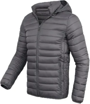 Men's Lightweight Puffer Jacket Down Packable Jacket Winter Coat with Hood