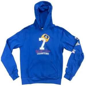 Men's Los Angeles Dodgers New Era Local Count The Rings Pullover Hoodie-Royal
