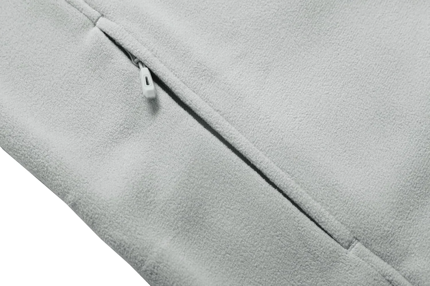 Men's Soft Polar Fleece Jacket with Pockets Lightweight Outdoor Recreation Full Zip Coat