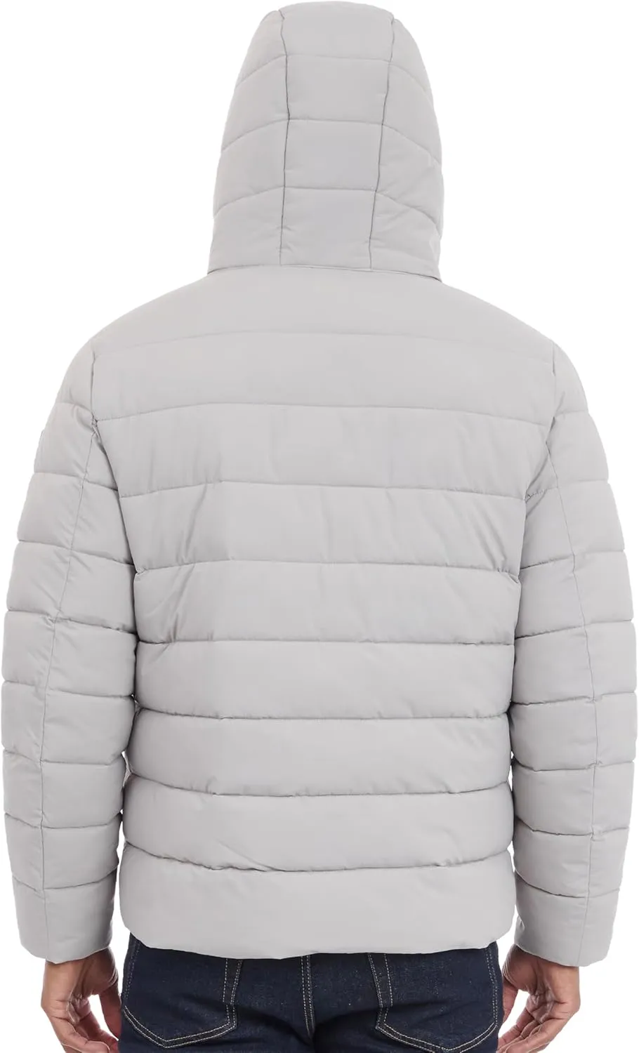 Michael Kors Men's Hooded Puffer Jacket, Rain and Cold Weather Coat