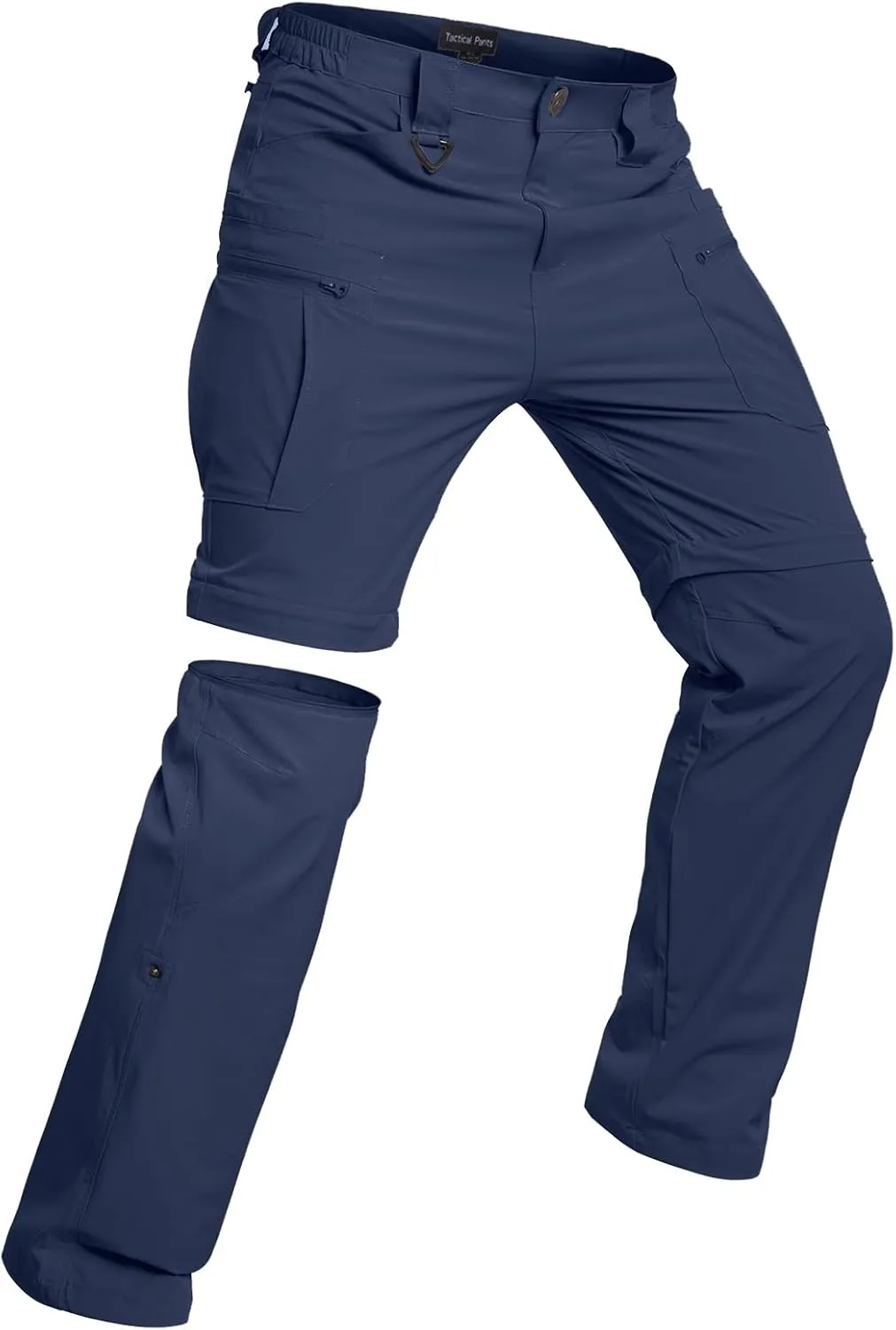 NAVEKULL Men's Convertible Hiking Pants Lightweight Quick Dry Zip Off Outdoor Fishing Tactical Cargo Pants with Roll-Up Legs