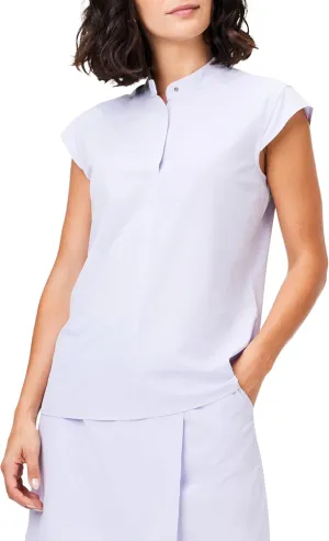 NIC ZOE Women's Tech Stretch Snap Neck Tank