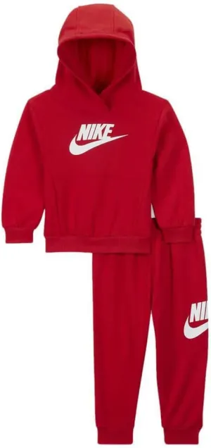 Nike Unisex Kids Club Fleece Sportswear Pullover Hoodie and Jogger Pants 2-piece Outfit Set