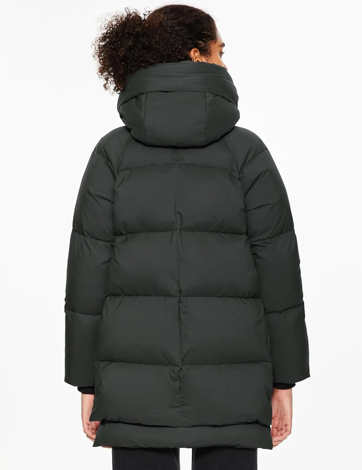 Orolay Women's Winter Puffer Jacket - Fleece Lined Hooded Down Coat Casual Overcoat with Pockets