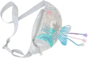 PartyKindom Fashionable Boys and Girls Mermaid Fanny Pack Girls Sequin Chest and Travel Waist Bag Cartoon Theme