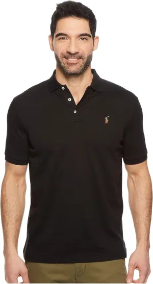POLO RALPH LAUREN Men's Soft Touch Polo Shirt, Polo Black, S