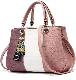 PU Leather Tote Bags for Women Fashionable Handbags Ladies' Purses Crafted From Designed Satchel Shoulder