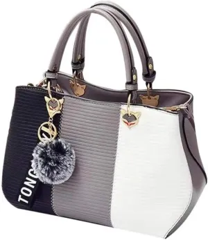 PU Leather Tote Bags for Women Fashionable Handbags Ladies' Purses Crafted From Designed Satchel Shoulder