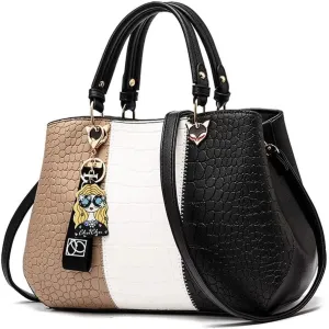 PU Leather Tote Bags for Women Fashionable Handbags Ladies' Purses Crafted From Designed Satchel Shoulder