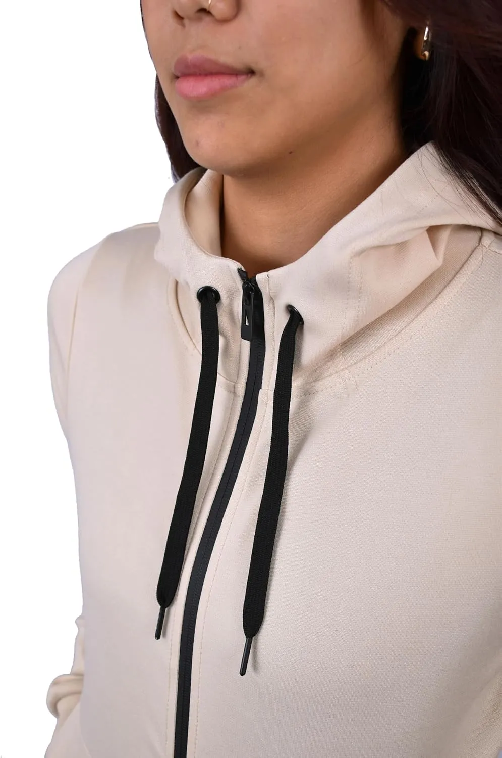 Riflessi Women's Athletic Sports Casual 2 Piece Solid Color Tracksuit Hoodie Jogger Pants Sweatsuit Set