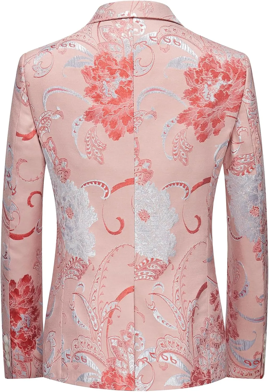 Rogers & Morris Blazer for Men Casual Slim fit Suit Jacket Dress Party Floral Men's Sport Coat Chaqueta de Traje para Hombre