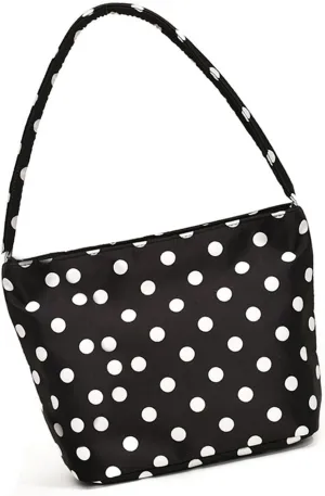 Shoulder HandbagKorean Styles Oxford Cloth Shoulder Bag Fashionable Bucket Bag Underarm Bags Casual Handbag for Women and Students