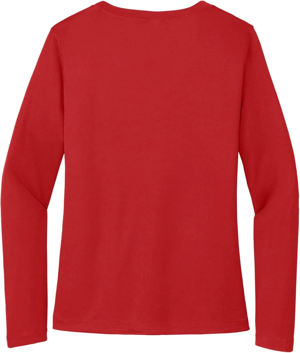 Sport-Tek Ladies Long Sleeve PosiCharge Competitor V-Neck Tee. LST353LS - Black