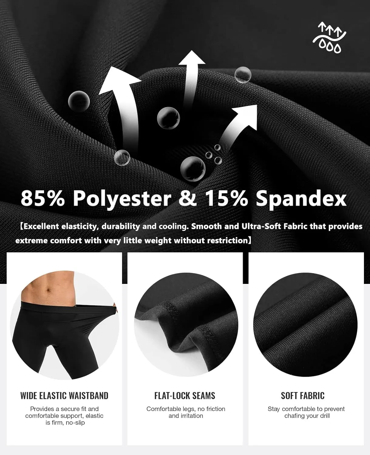 SPVISE Men's Compression Pants Workout Leggings Running Tights Cool Dry Athletic Baselayer Pants for Basketball Yoga Cycling