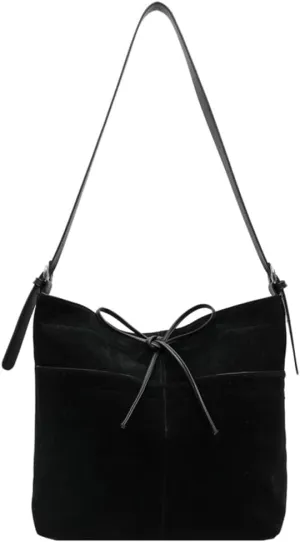 Suede Hobo Bag for Women Crossbody Handbag Purse Fashionable Vegan Leather PU Office College Tote Bag 2024