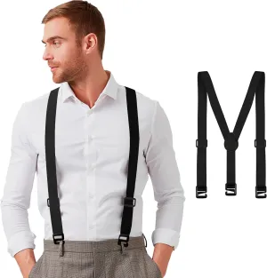 Suspenders Men,Men's Suspenders,Mens Suspender for Jeans,Suspender for Men Women for Dress Pants Hidden
