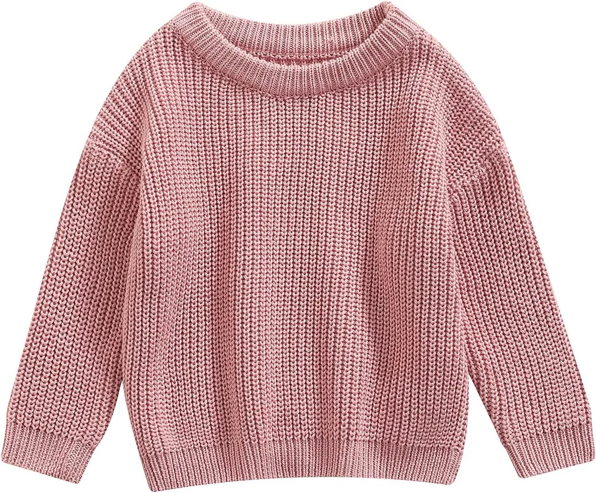Toddler Baby Girl Boy Knit Football Sweater Long Sleeve Pumpkin Sweasthirt Fall Winter Clothes Football Outfit