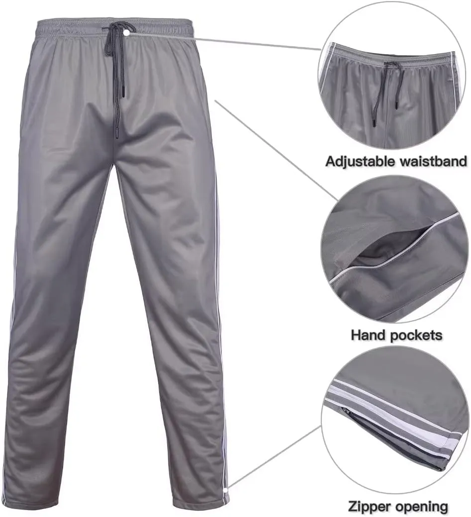 Tracksuit for men outfit 2 pieces classic side Striped jogging suit set active outwear
