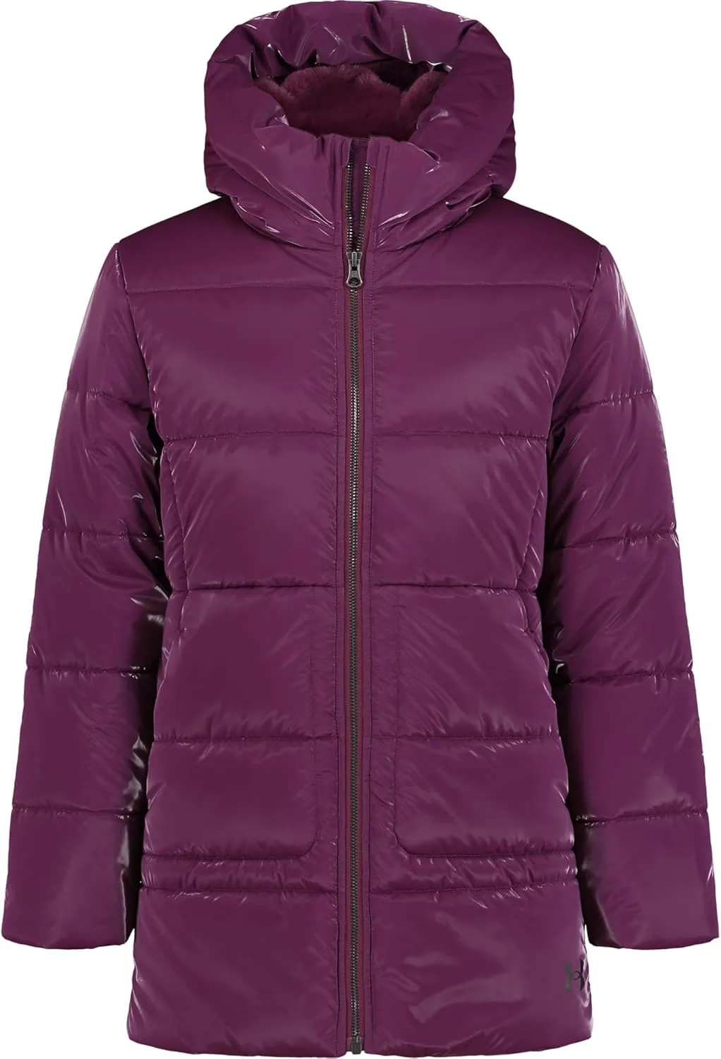 Under Armour Girls' Quilted Puffer Jacket, Front Pockets & Hooded Back, Mid-Weight & Water Repellent