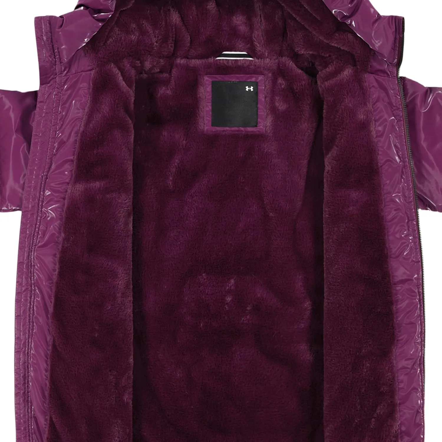 Under Armour Girls' Quilted Puffer Jacket, Front Pockets & Hooded Back, Mid-Weight & Water Repellent