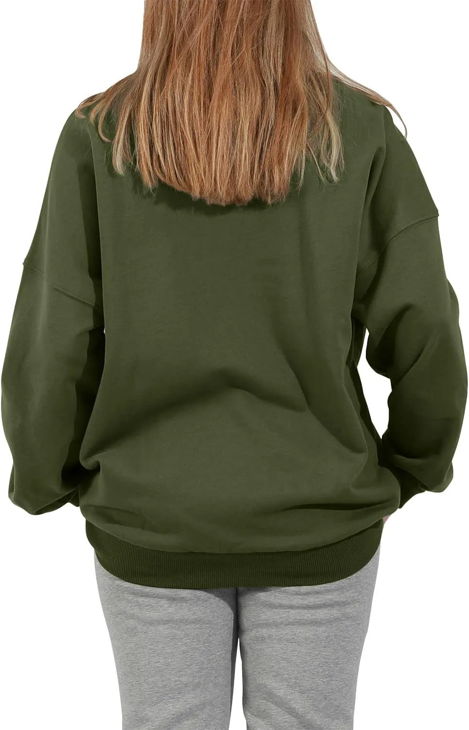 utcoco Womens Oversized Sweatshirts Graphic Long Sleeve Crewneck Loose Fit Casual Pullover Tops