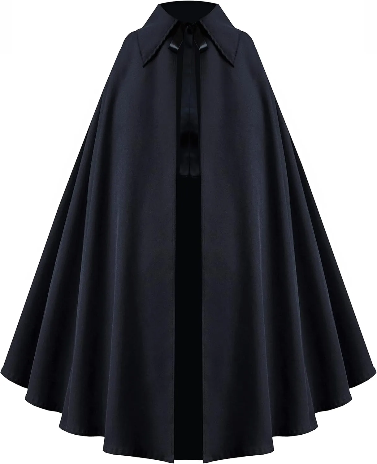 Victorian Steampunk Gothic Historical Renaissance Stage Theater Costume Medieval Collar Cape Cloak